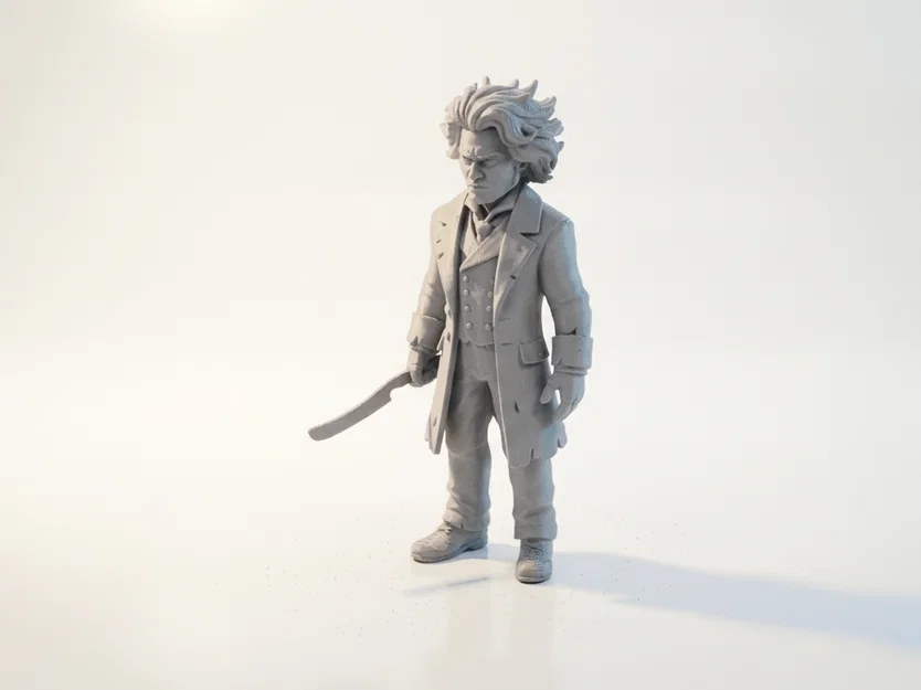 Mô hình Sweeney Todd - Nhân vật phim điện ảnh (File in 3D) - Image 1