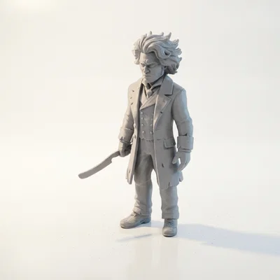 Mô hình Sweeney Todd - Nhân vật phim điện ảnh (File in 3D)