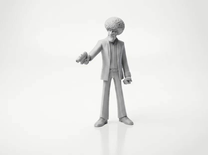 Mô hình 3D Jules Winnfield - Nhân vật huyền thoại trong phim Pulp Fiction - Image 1