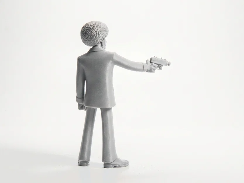 Mô hình 3D Jules Winnfield - Nhân vật huyền thoại trong phim Pulp Fiction - Image 3