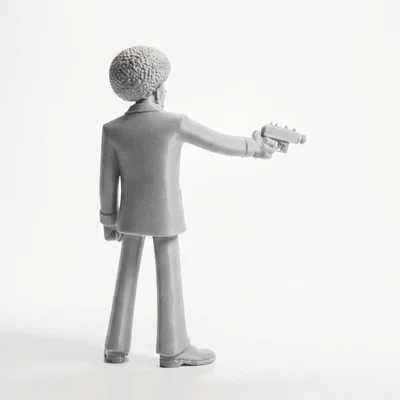 Mô hình 3D Jules Winnfield - Nhân vật huyền thoại trong phim Pulp Fiction