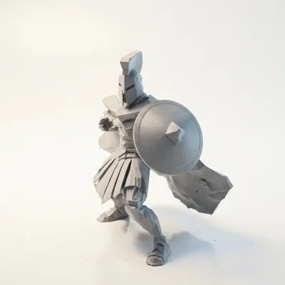 Mô hình in 3D Vua Spartan Leonidas - Chiến binh huyền thoại