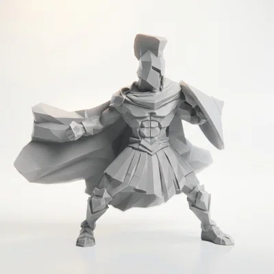 Mô hình in 3D Vua Spartan Leonidas - Chiến binh huyền thoại