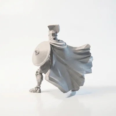 Mô hình in 3D Vua Spartan Leonidas - Chiến binh huyền thoại