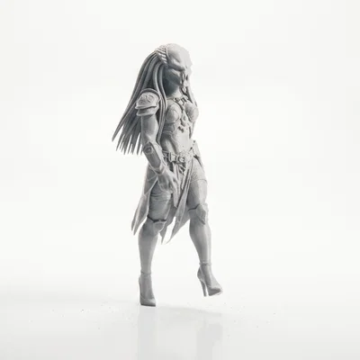 Mô hình 3D Lady Predator - Nữ chiến binh săn mồi cho phim & truyền hình
