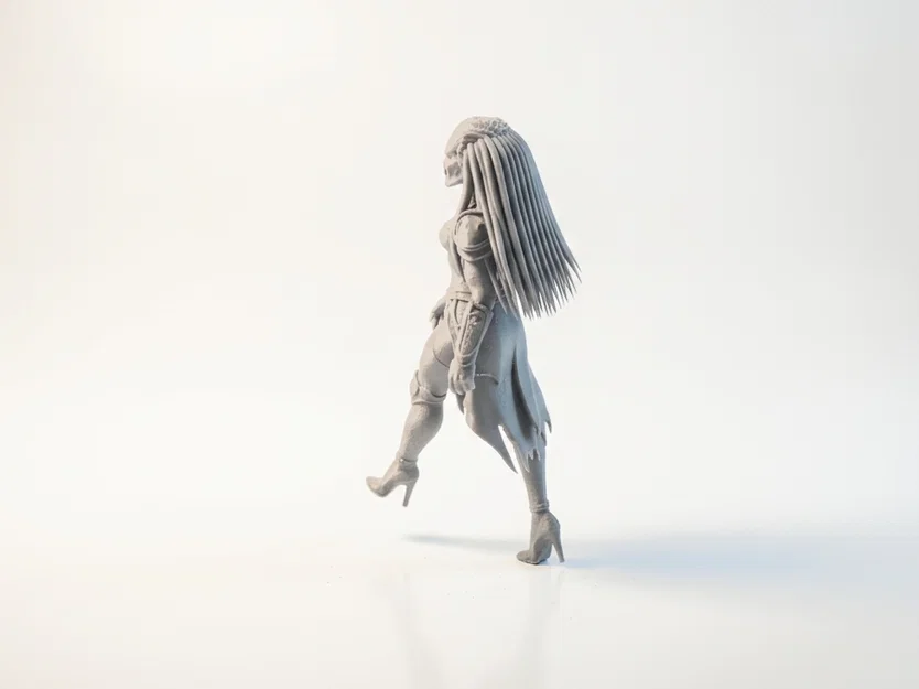 Mô hình 3D Lady Predator - Nữ chiến binh săn mồi cho phim & truyền hình - Image 4