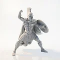 Mô Hình Tượng Vua Leonidas Chiến Binh Sparta In 3D - Thumbnail 2