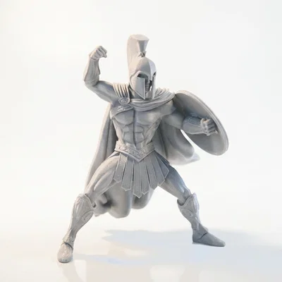 Mô Hình Tượng Vua Leonidas Chiến Binh Sparta In 3D