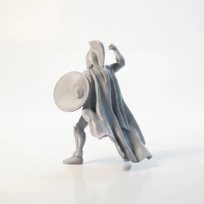 Mô Hình Tượng Vua Leonidas Chiến Binh Sparta In 3D