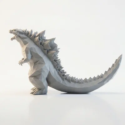 Mô hình Godzilla Low Poly - Tượng 3D in ấn cho fan hâm mộ