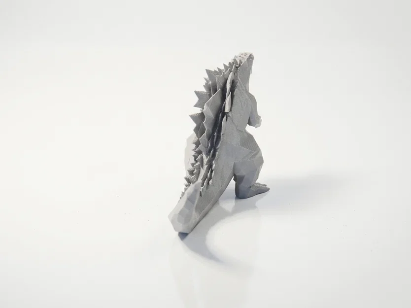 Mô hình Godzilla Low Poly - Tượng 3D in ấn cho fan hâm mộ - Image 4
