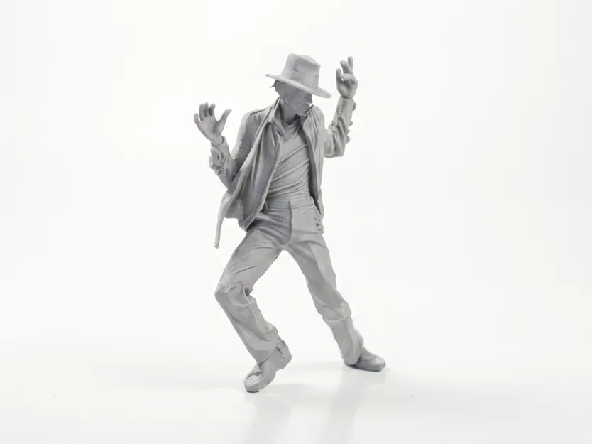 Mô hình 3D Michael Jackson Nhảy Moonwalk - Tượng sưu tầm độc đáo - Image 2