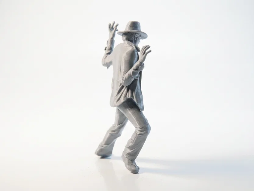 Mô hình 3D Michael Jackson Nhảy Moonwalk - Tượng sưu tầm độc đáo - Image 3