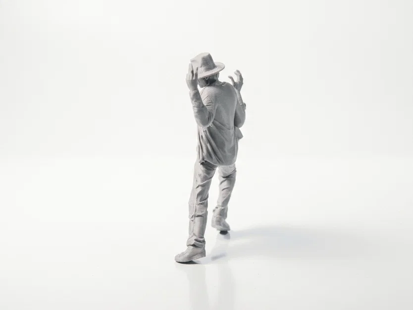Mô hình 3D Michael Jackson Nhảy Moonwalk - Tượng sưu tầm độc đáo - Image 4