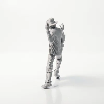 Mô hình 3D Michael Jackson Nhảy Moonwalk - Tượng sưu tầm độc đáo