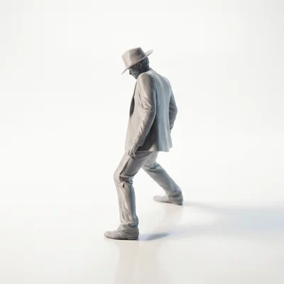 Mô hình 3D MJ Dancing Figurine - Đồ sưu tầm chủ đề Movies & TV