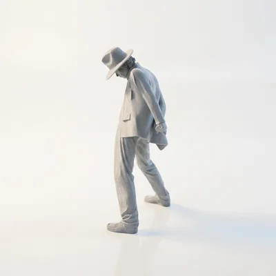 Mô hình 3D MJ Dancing Figurine - Tượng nhảy huyền thoại cho fan sưu tầm