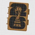 Hộp đựng nhãn dán World Cup 2026 thiết kế 3D đẹp mắt - Thumbnail 3