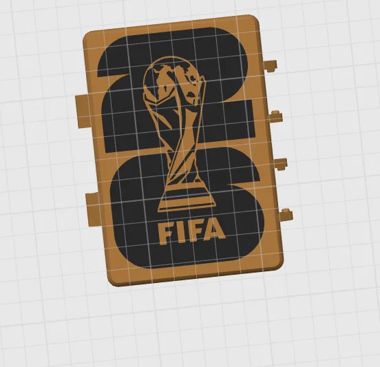Hộp đựng nhãn dán World Cup 2026 thiết kế 3D đẹp mắt - Image 5