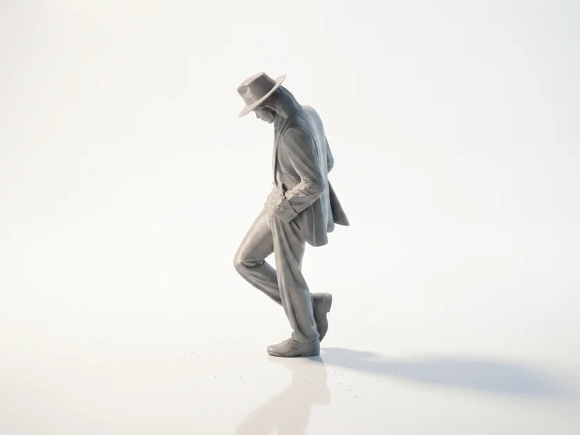 Mô hình 3D Smooth Criminal - Đồ chơi nghệ thuật chủ đề Movies & TV - Image 4