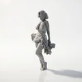 Mô hình 3D Marilyn Monroe khiêu vũ - Tượng nhân vật điện ảnh cổ điển - Thumbnail 1