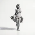 Mô hình 3D Marilyn Monroe khiêu vũ - Tượng nhân vật điện ảnh cổ điển - Thumbnail 2