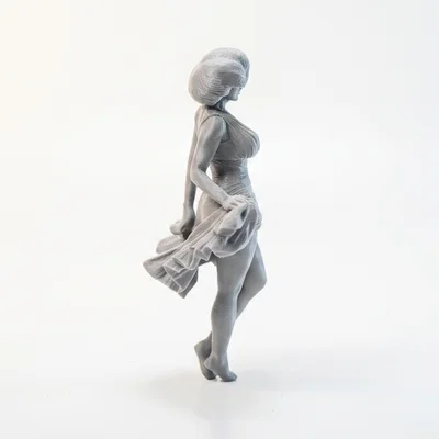 Mô hình 3D Marilyn Monroe khiêu vũ - Tượng nhân vật điện ảnh cổ điển