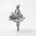 Mô hình 3D Marilyn Monroe nhảy múa - Tượng trưng cho điện ảnh Hollywood - Thumbnail 2