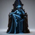 Mô hình 3D Nữ Quỷ Vương ngồi ngai (Demoness 1) siêu chi tiết - Thumbnail 1