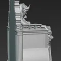 Mô hình 3D Nữ Quỷ Vương ngồi ngai (Demoness 1) siêu chi tiết - Thumbnail 3