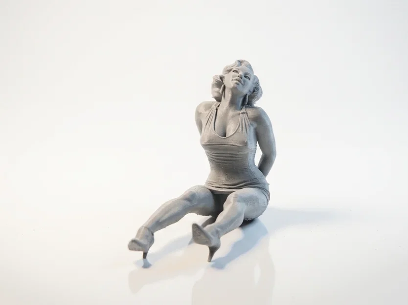 Mô hình in 3D Marilyn Monroe - Tượng nhỏ phong cách Hollywood cổ điển - Image 2
