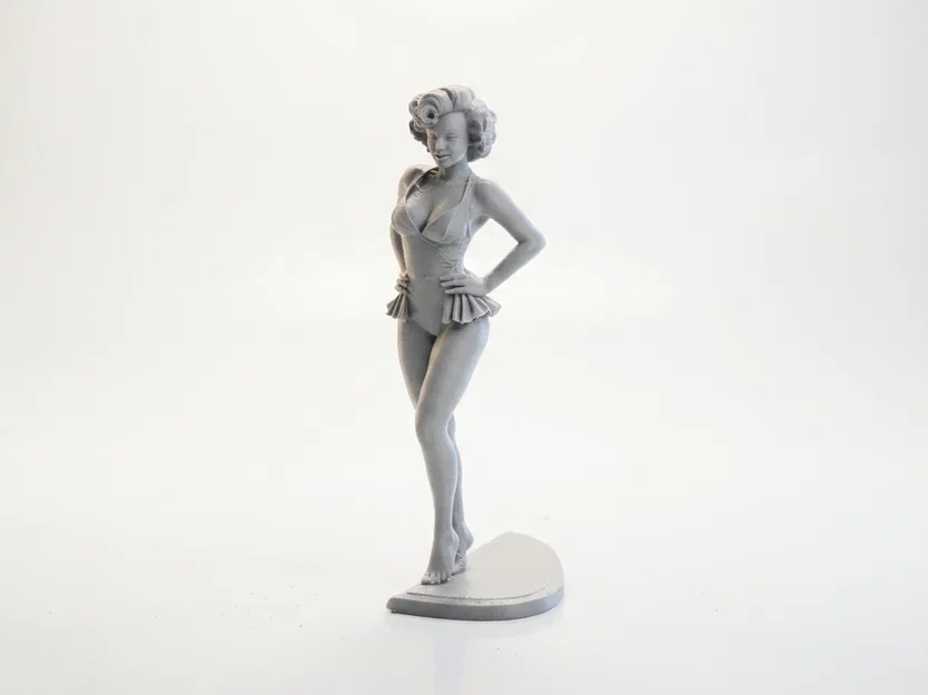 Mô hình tượng Marilyn Monroe in 3D - Đồ sưu tầm biểu tượng điện ảnh Hollywood - Image 1
