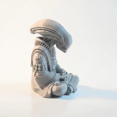 Mô hình Xenomorph Thiền Định - Đồ chơi mô hình in 3D chủ đề phim ảnh