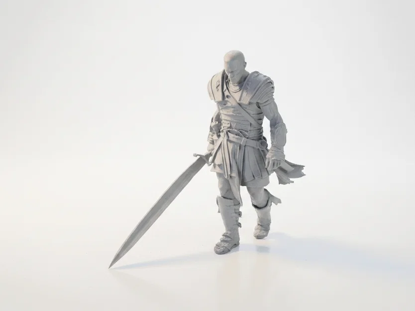 Mô hình Maximus Gladiator - Tượng đấu sĩ 3D có thể in - Image 1