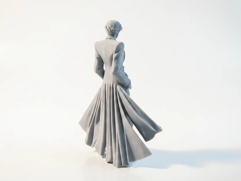 Mô hình 3D Met Gala MJ - Tượng thời trang haute couture - Image 3