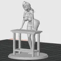 Mô hình 3D nhân vật nữ thư ký gợi cảm (Naughty Secretary NSFW) - Thumbnail 2