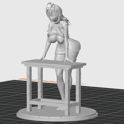 Mô hình 3D nhân vật nữ thư ký gợi cảm (Naughty Secretary NSFW)