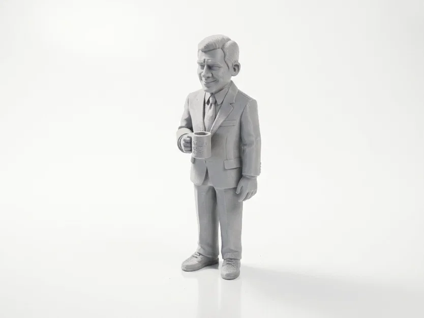 Mô hình 3D Michael Scott từ series The Office - Sẵn sàng để in - Image 1