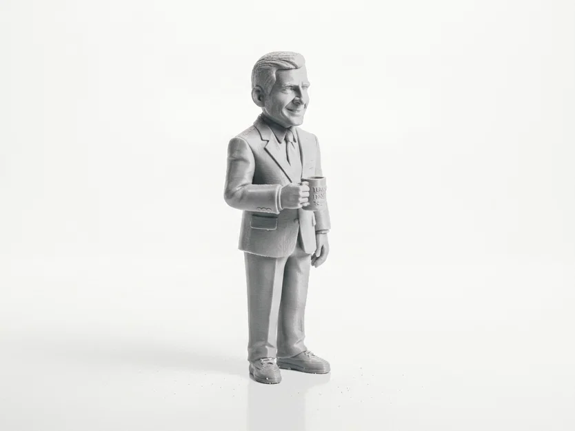 Mô hình 3D Michael Scott từ series The Office - Sẵn sàng để in - Image 2