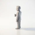 Mô hình 3D Michael Scott từ series The Office - Sẵn sàng để in - Thumbnail 4