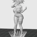 Mô hình 3D Naughty Waitress Girl - Tượng nhân vật cá tính độc đáo - Thumbnail 2