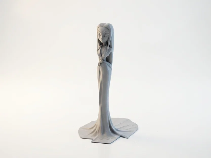 Mô hình 3D Morticia Addams – Tượng nhân vật phim kinh điển - Image 1