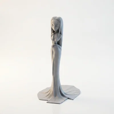 Mô hình 3D Morticia Addams – Tượng nhân vật phim kinh điển