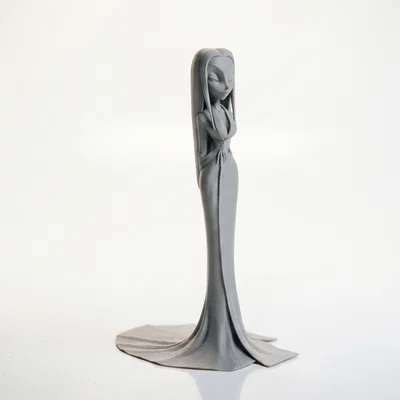 Mô hình 3D Morticia Addams – Tượng nhân vật phim kinh điển