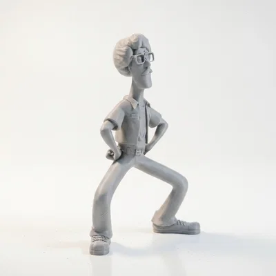 Mô hình nhân vật Napoleon Dynamite in 3D