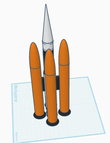 Mô hình tên lửa BambuRocket Ultra Heavy ấn tượng cho máy in 3D - Image 1