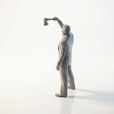 Mô hình 3D Patrick Bateman - American Psycho