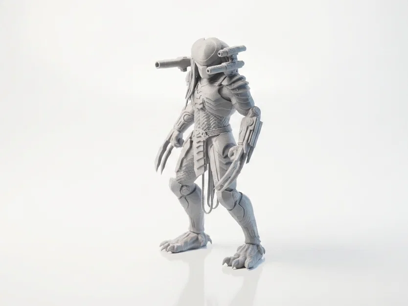 Mô hình 3D Predator Warrior - Chiến binh săn mồi cho phim & TV - Image 1
