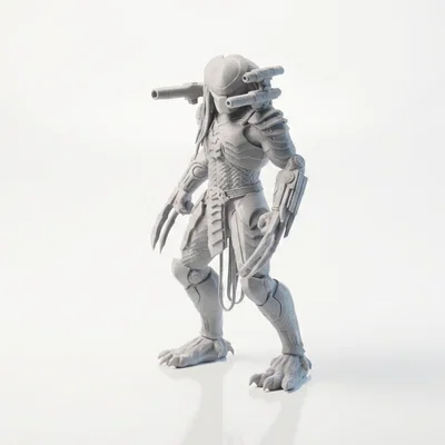 Mô hình 3D Predator Warrior - Chiến binh săn mồi cho phim & TV