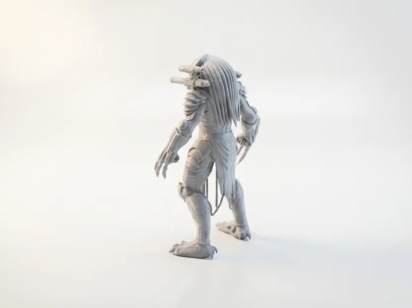 Mô hình 3D Predator Warrior - Chiến binh săn mồi cho phim & TV - Image 4